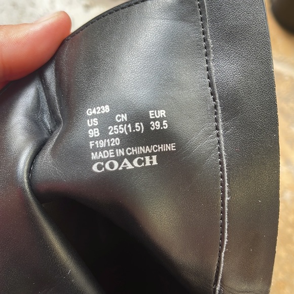 COACH, SPECIAL EDITION combat boot, size 9 - Picture 5 of 5